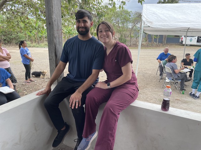 Coach Joe and Danielle in Honduras